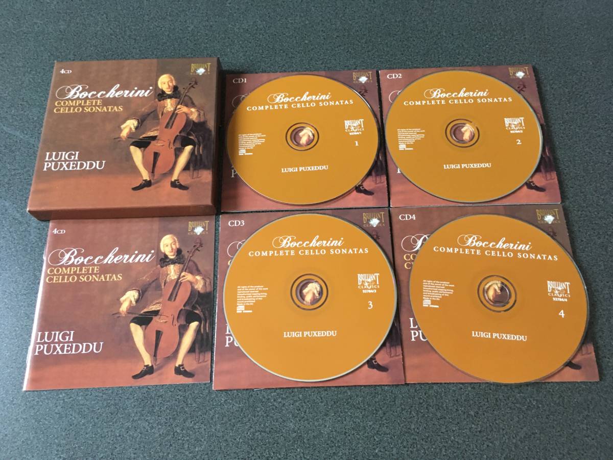 **[4CD-BOX]bo Kelly ni: виолончель * sonata полное собрание сочинений Louis ji*pk Ced u(Vc)i* vi rutuo-ji*tela*ro тонн da**