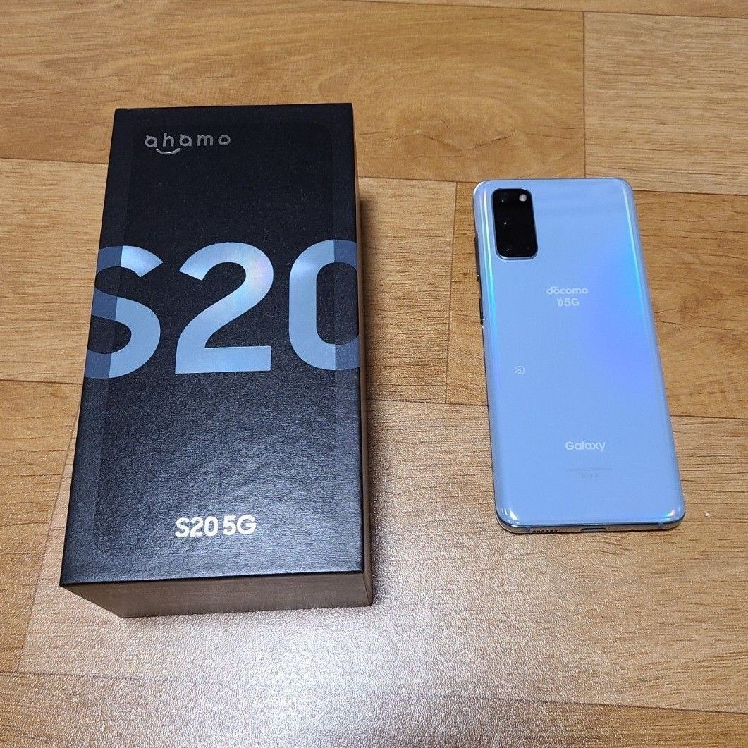 SALE正規品 Galaxy - 美品中古Galaxy S20 5G ブルー 128GBの通販 by D