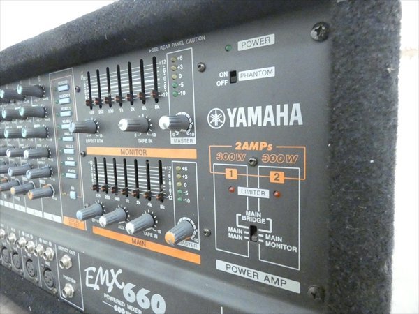 YAMAHA/ヤマハ☆6chパワードミキサー/PA機器☆EMX660 管N21186 # | www