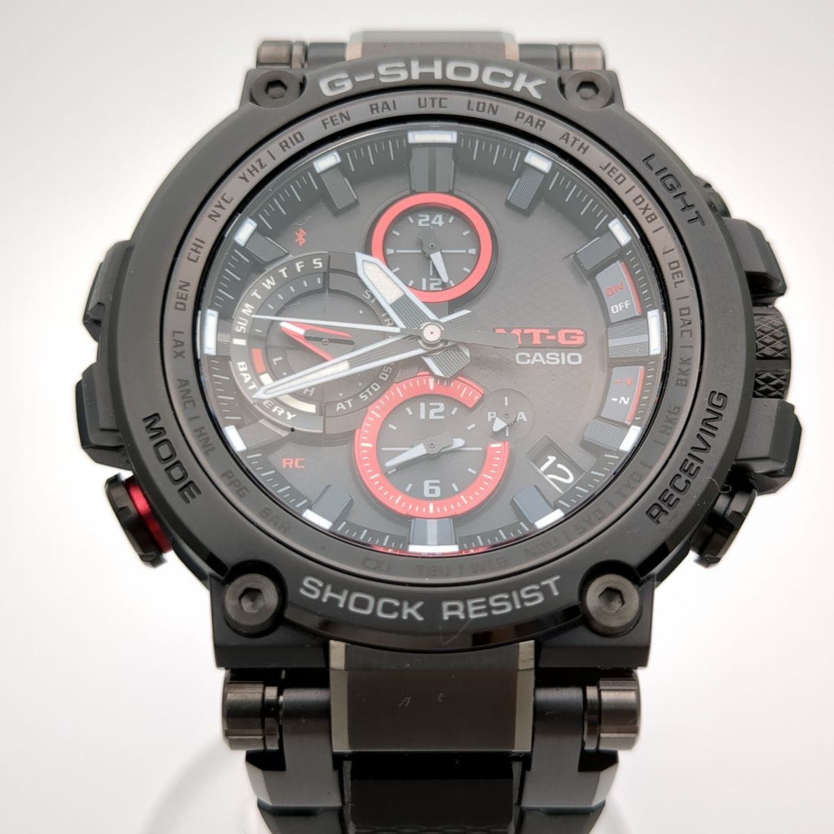 CASIO G-SHOCK MTG-B1000B-1AJF 191353A0066 MT-G ブラック ソーラー電池 腕時計 ジーショック カシオ ◆3109/宮竹店