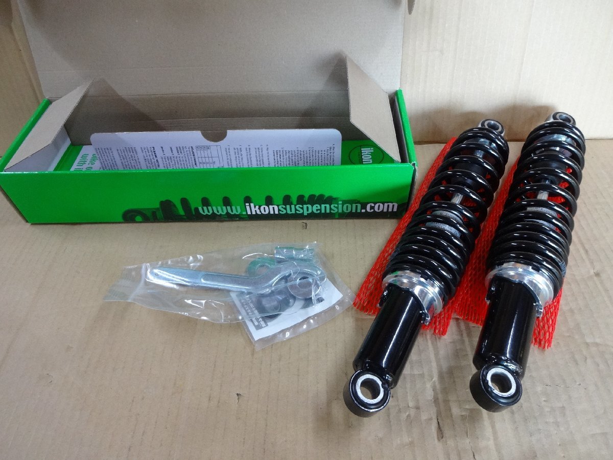 Z1 Z2 KZ1000系 IKON 新品リアショック 黒ボディー/黒SP 72~80 KONI
