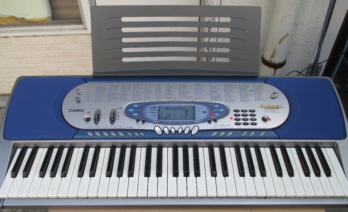 CASIO電子ピアノ 光ナビ LK-65 Yahoo!オークション - カシオ CASIO LK-65 KEYBOARD 光