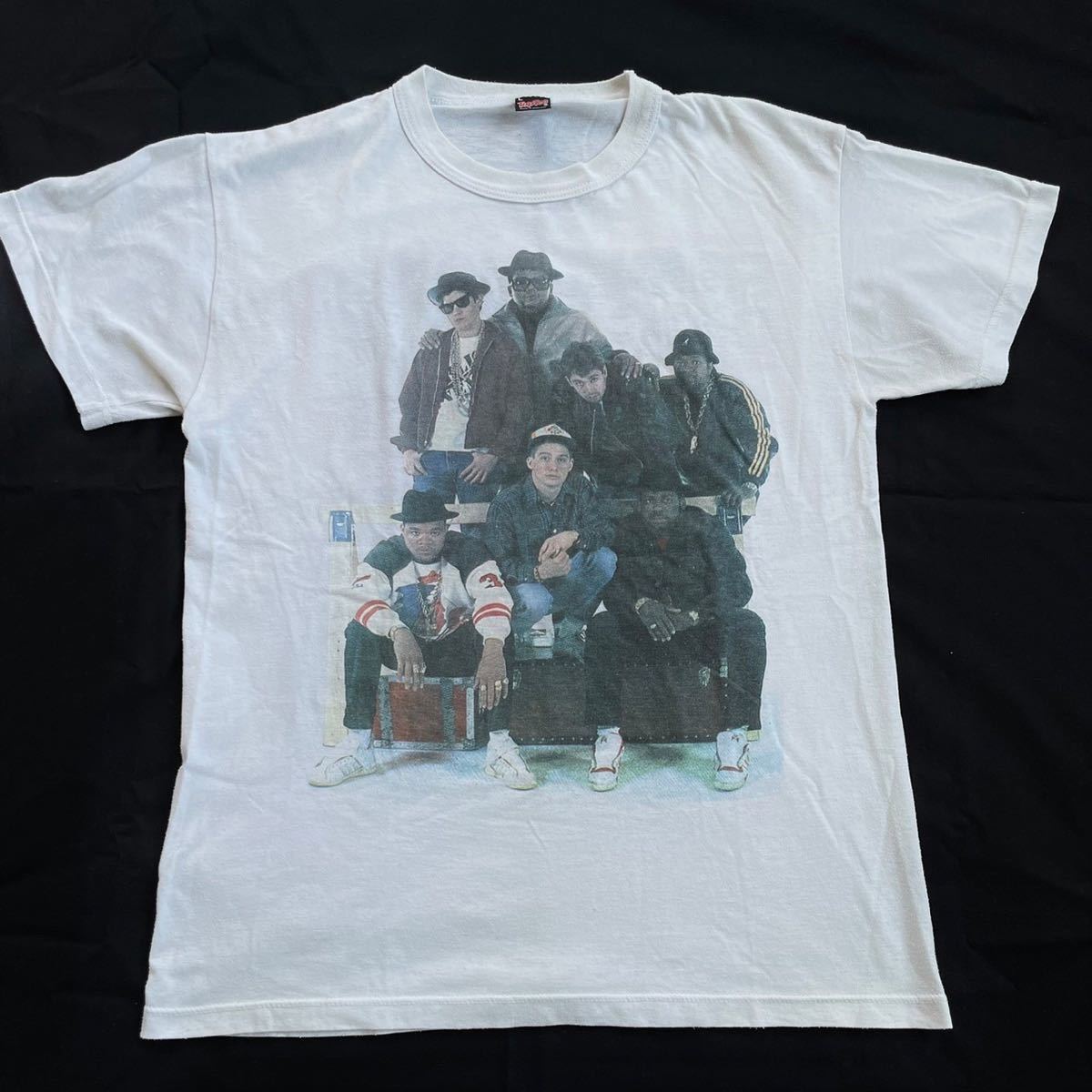VINTAGE BEASTIE BOYS RUN DMC ヨーロッパツアー Tシャツ Tee made in