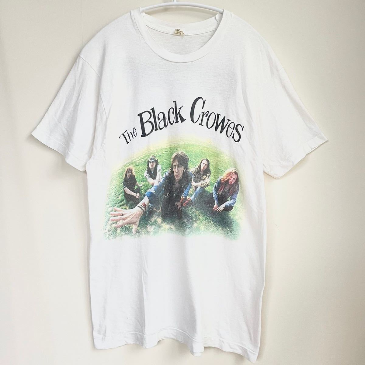 The Black Crowesワールドツアー Tシャツ 1991年 ヴィンテージ バンドT ロックT USA製 JChere雅虎拍卖代购 MDE バンドTシャツ 古着 黒 JASONALDEAN ジェイソンアルディーン