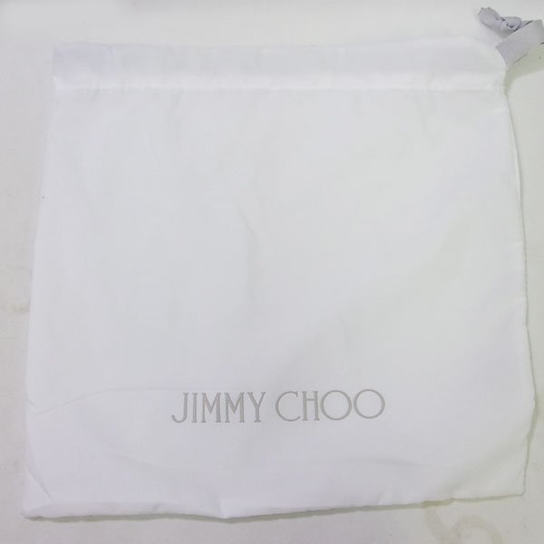 洗浄済み 美品 ジミーチュウ Jimmy Choo レザー ストラップ サンダル パンプス 38 ロゴ 【326991】_画像8