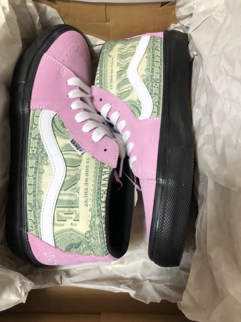 新品未開封 Supreme VANS Dollar Skate Grosso Mid 23SS Pink|PayPay