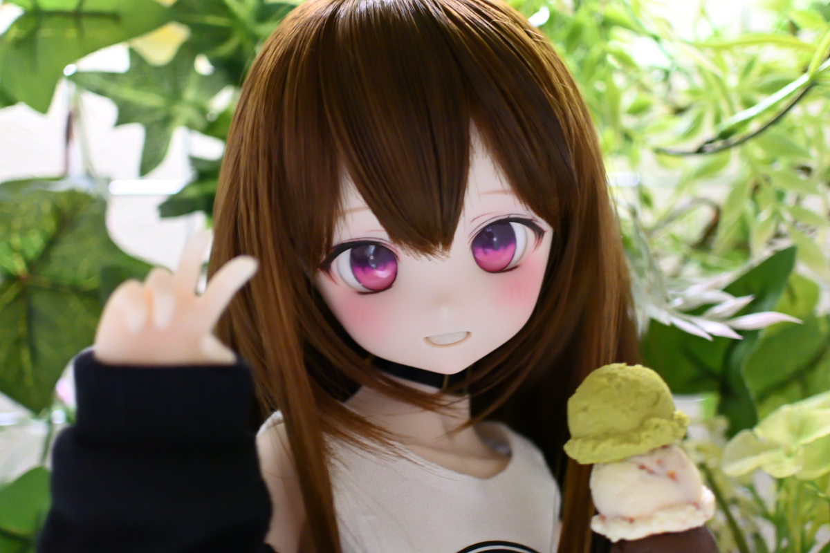 DDH-27 開口カスタムヘッド(SW肌)+アイ+ウィッグ MDD【TUSK