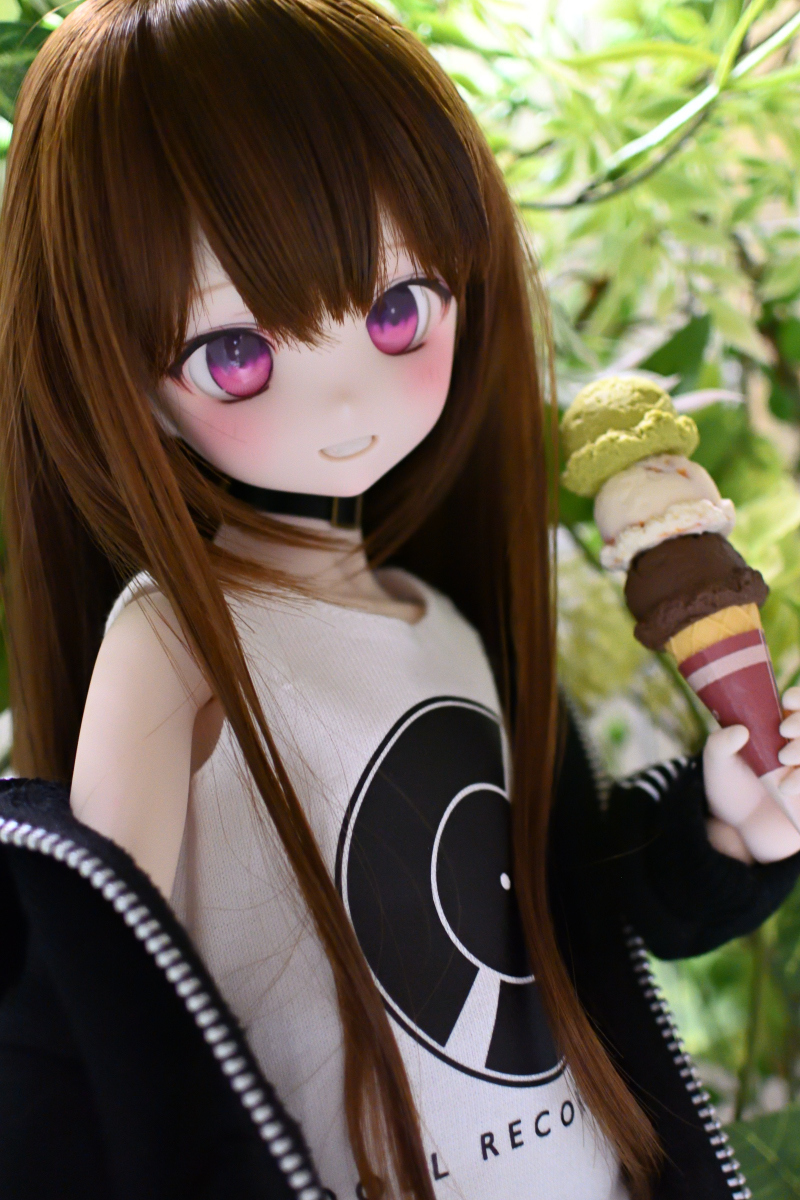 DDH-27 開口カスタムヘッド(SW肌)+アイ+ウィッグ MDD【TUSK