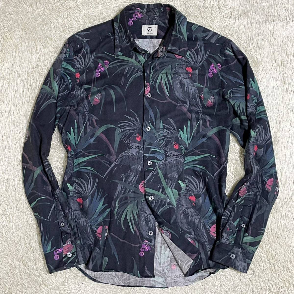 Paul Smith【高級感溢れる一着】ポールスミス 長袖シャツ 美品 リネン