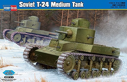 ホビーボス 1/35 ファイティングヴィークルシリーズ ソビエト T-24 中戦車