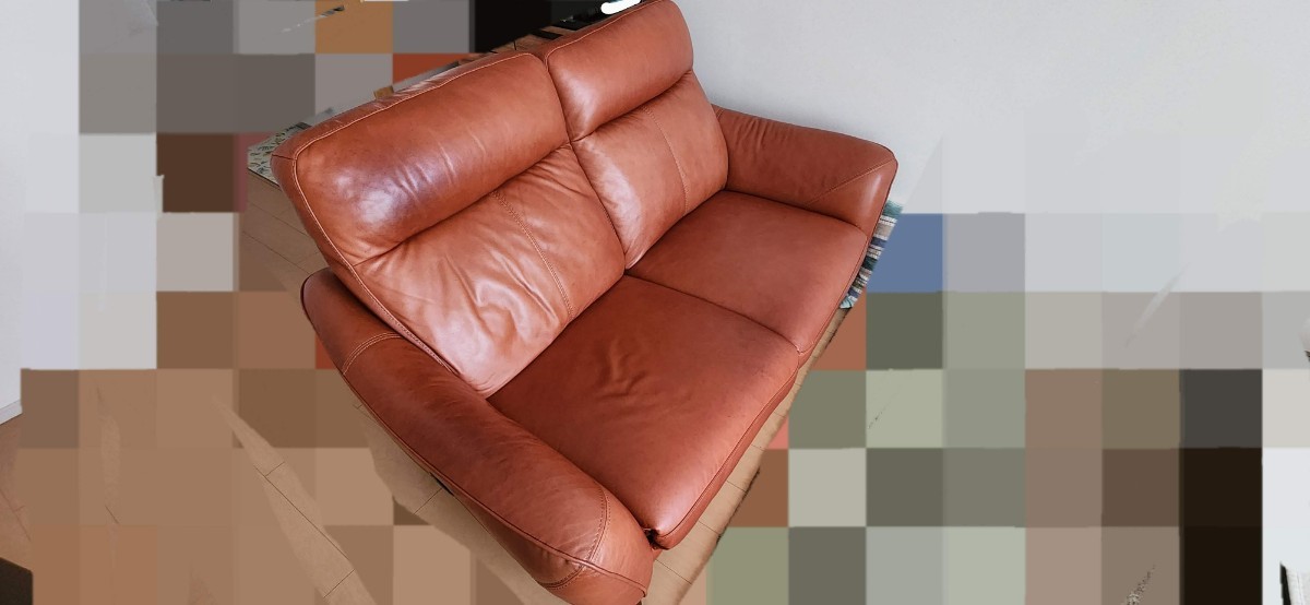 #*^ last price decline NITORInitoli2 person for both electric original leather reclining sofa sofa 2 seater . Brown USB charge port attaching ^*#