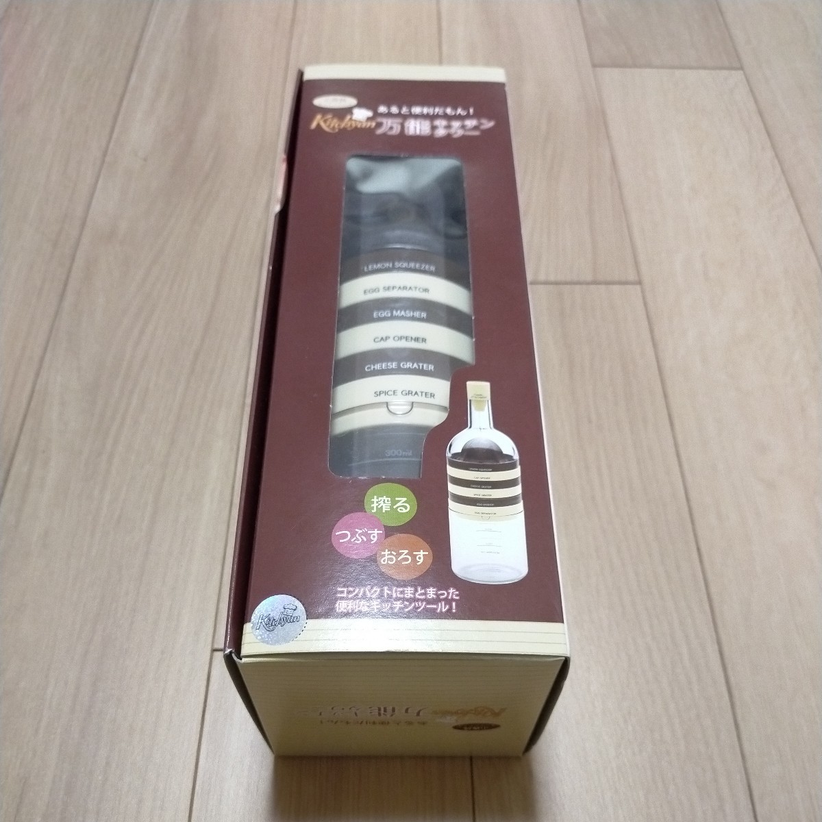 小森純キッチングッズ あると便利だもん! Kitchyan 万能キッチンタワー 絞る つぶす おろす コンパクトにまとまった便利なキッチンツール_画像1