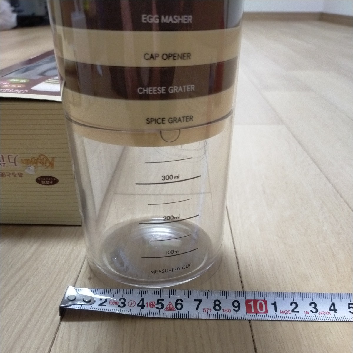 小森純キッチングッズ あると便利だもん! Kitchyan 万能キッチンタワー 絞る つぶす おろす コンパクトにまとまった便利なキッチンツール_画像3