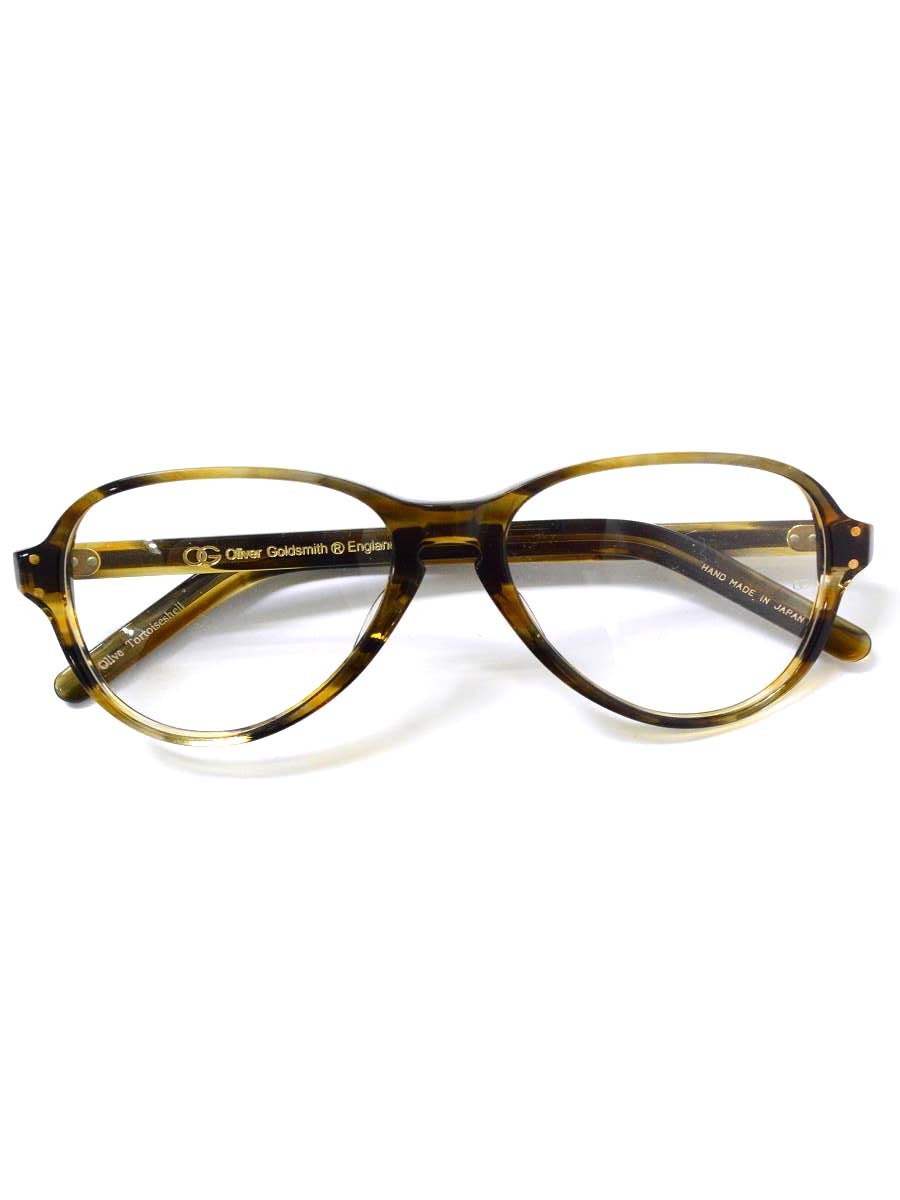 オリバーゴールドスミス メガネ ティアドロップ ANMAN Olive Tortoiseshell_画像1