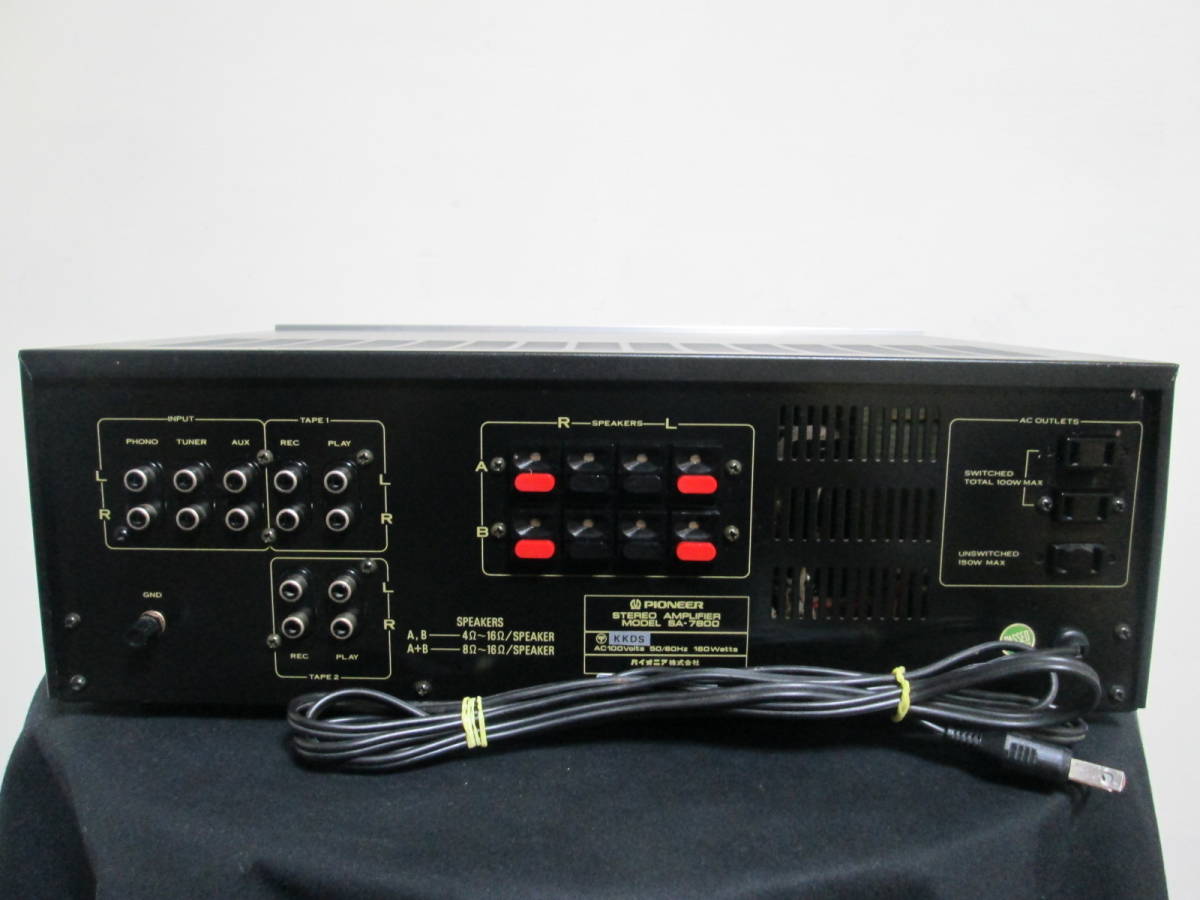 パイオニア SA-7800 プリメインアンプ 音出し可 Pioneer パイオニア SA-7800 プリメインアンプ 音出し可 Pioneer
