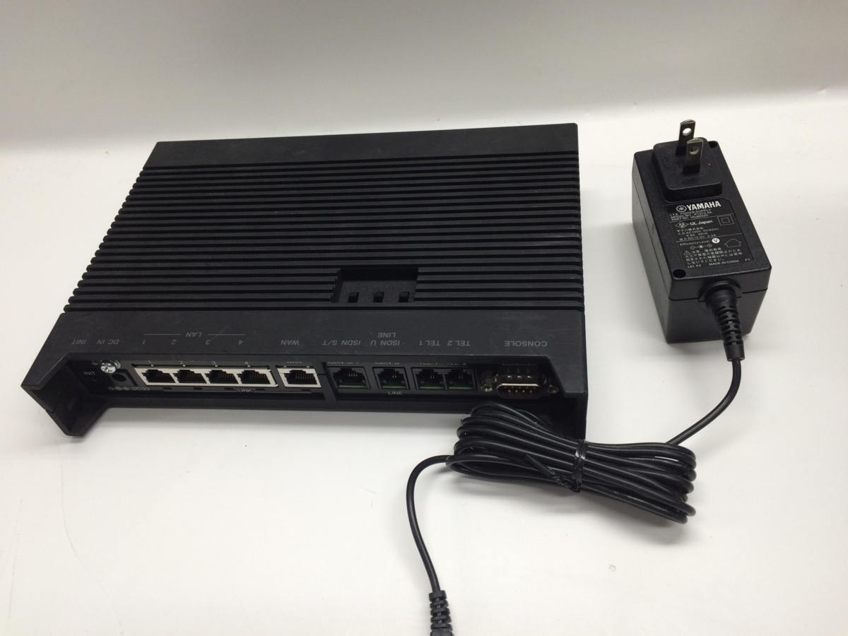 YAMAHA ブロードバンドVoIPルーター NVR500 acアダプター付き 通電のみ