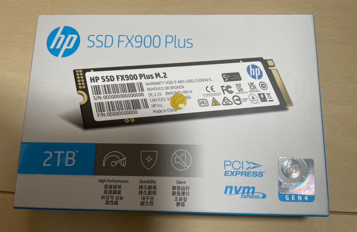 HP FX900 Plus 2TB M.2 2280P 新品-