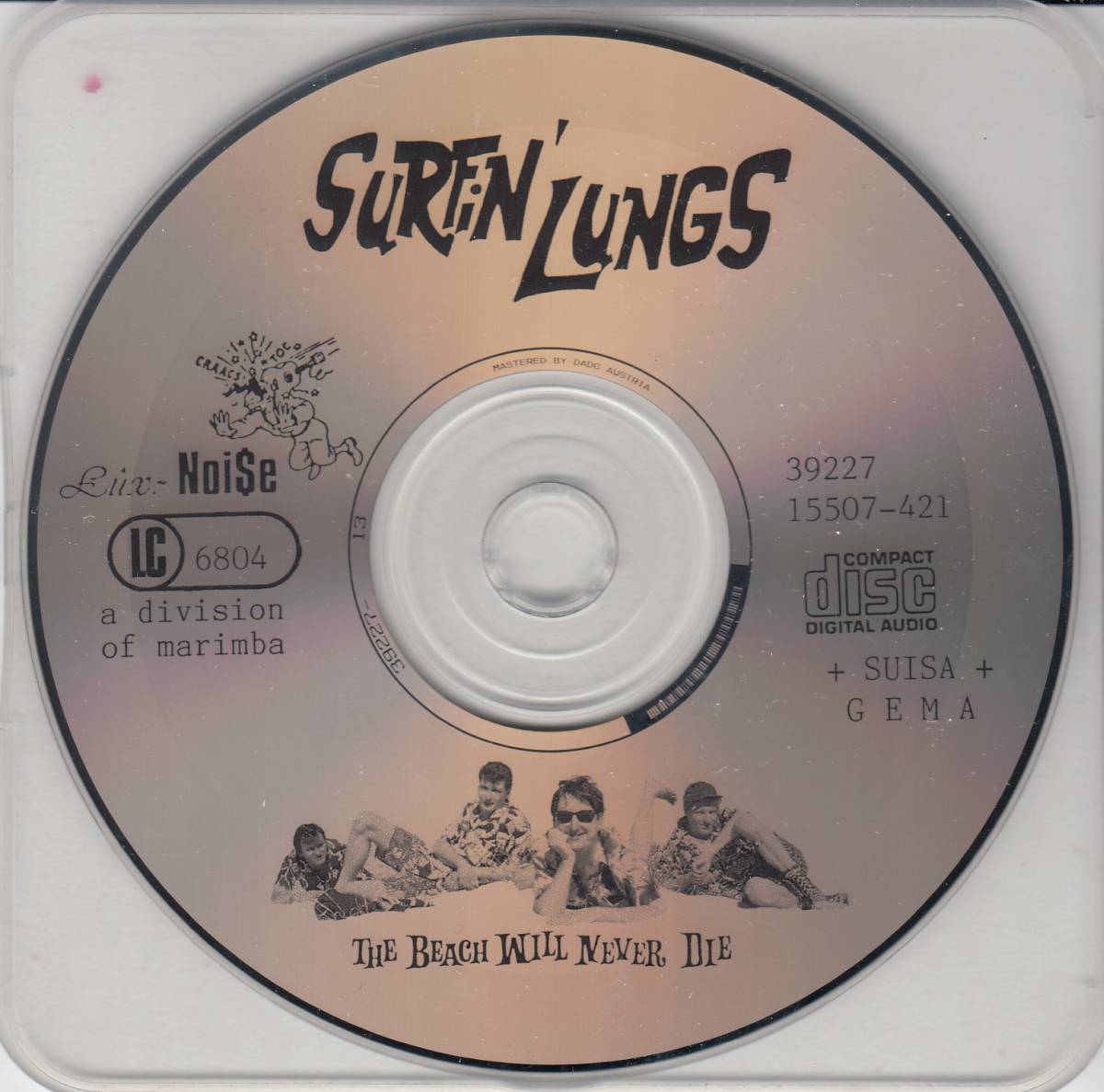 輸 Surfin' Lungs The Beach Will Never Die◆規格番号■◆送料無料■即決●交渉有_画像3