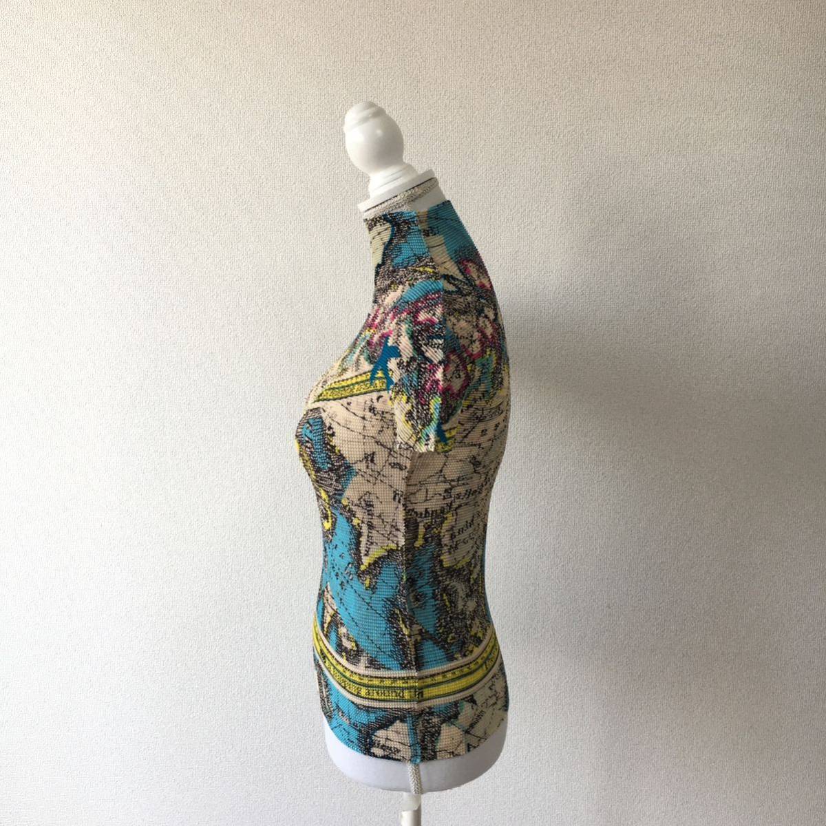 美品 ISSEY MIYAKE me イッセイミヤケ ミー レアプリント 地図