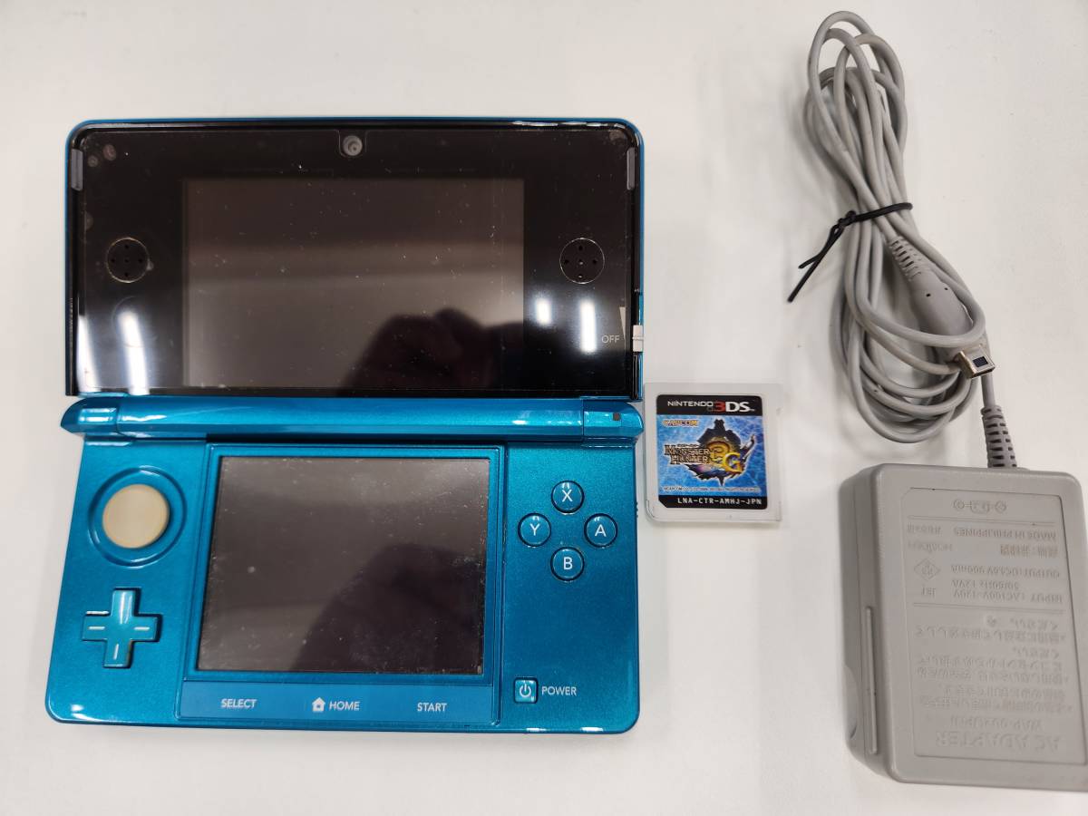 Nintendo 3DS 本体 箱なし/タッチペン、電源アダプター付属 おまけ