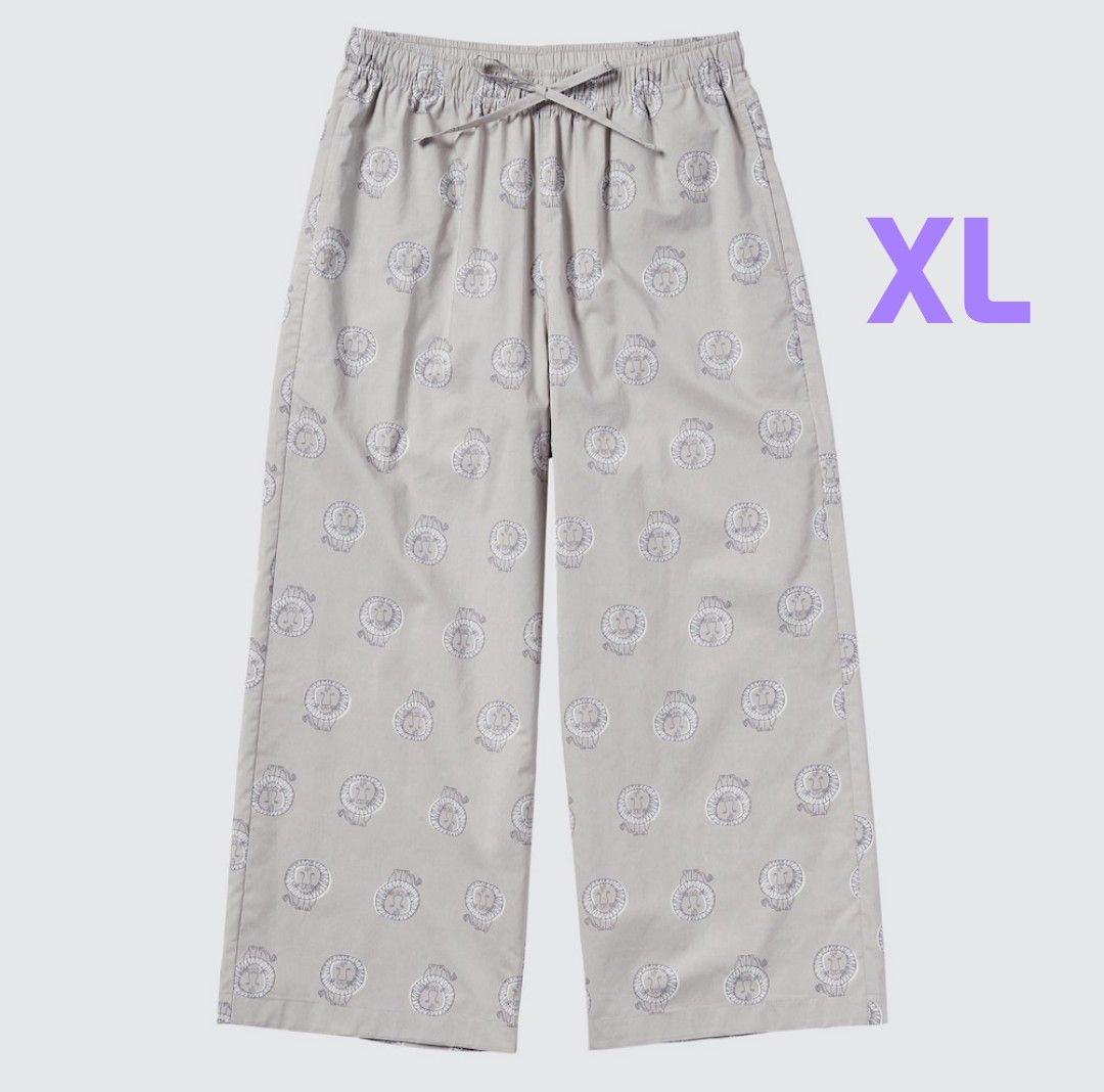XXL ユニクロ リサラーソン コットン リラコ 2枚 UNIQLO リサラーソン リラコ XL コットン 綿 ルームパンツ