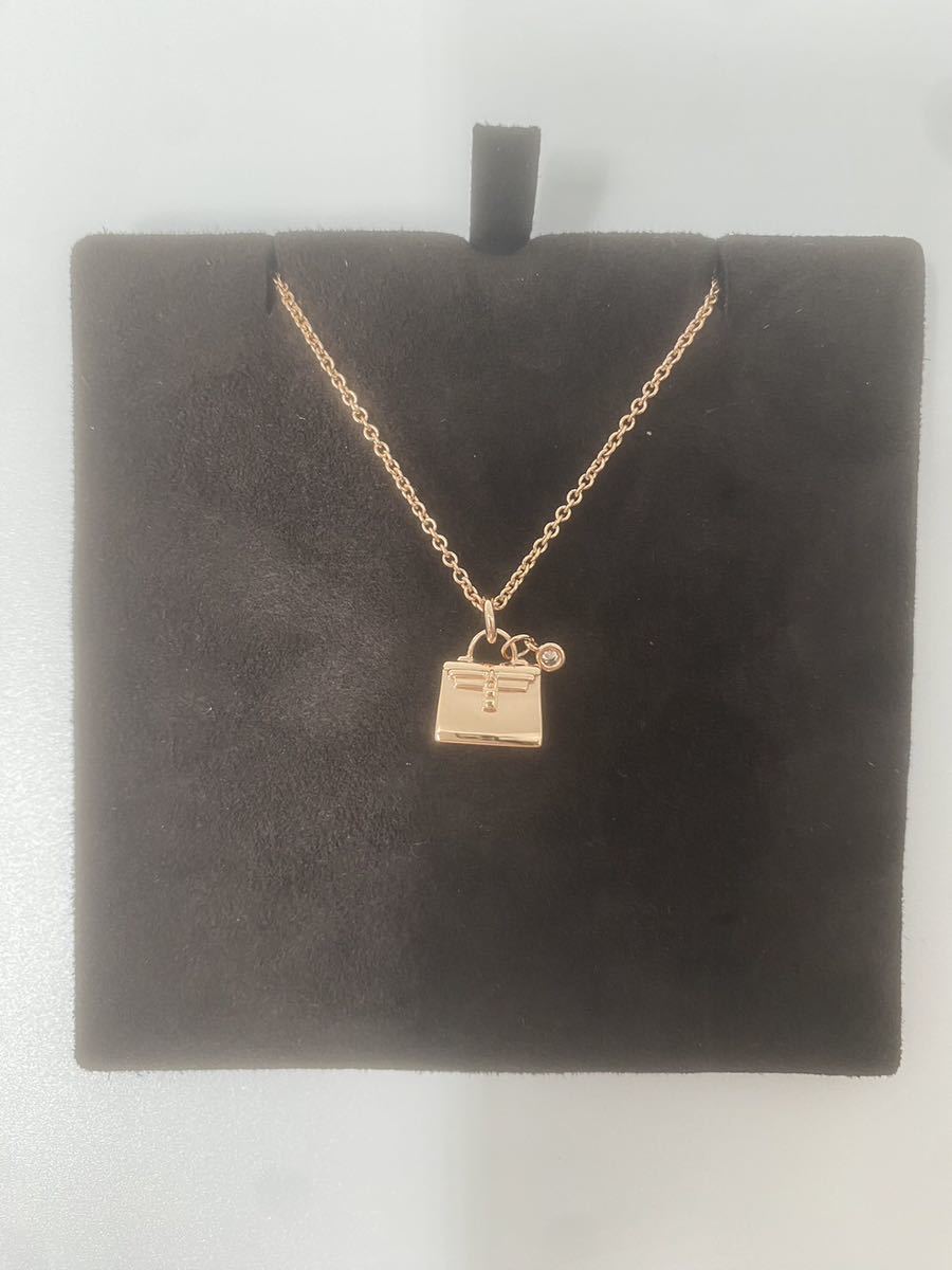 HERMES エルメス ケリーチャーム ネックレス K18PG 未使用新品 | www