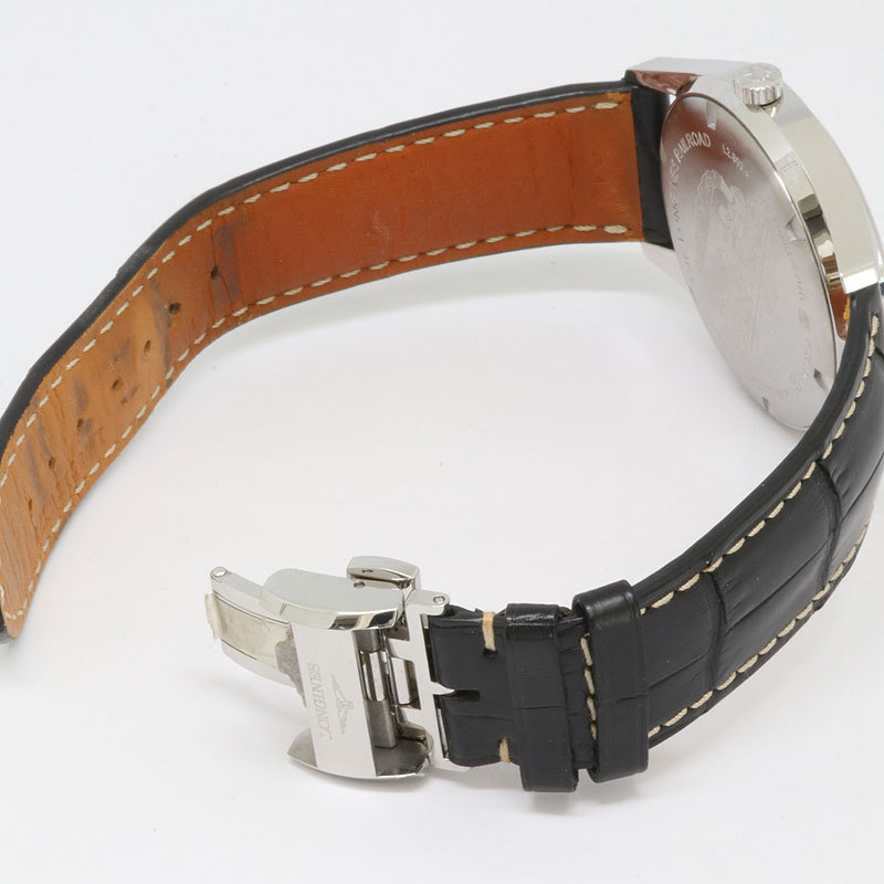 LONGINES ロンジン レイルロード L2.803.4.23.0 メンズ オートマチック 自動巻 腕時計 (質屋 藤千商店)