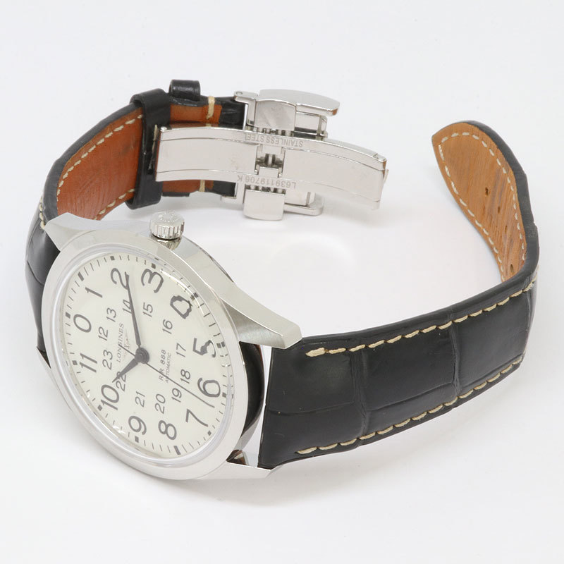 LONGINES ロンジン レイルロード L2.803.4.23.0 メンズ オートマチック 自動巻 腕時計 (質屋 藤千商店)
