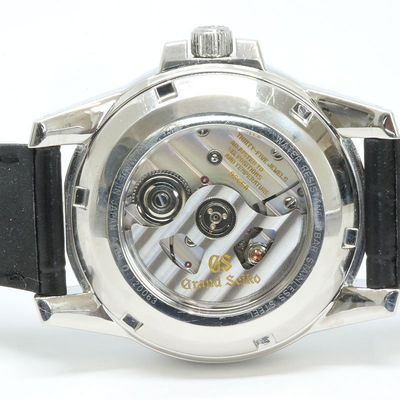 GrandSeiko グランドセイコー 9S65-00C0/SBGR055 メカニカル 裏スケ 自動巻き メンズ 腕時計 （質屋 藤千商店）_画像5