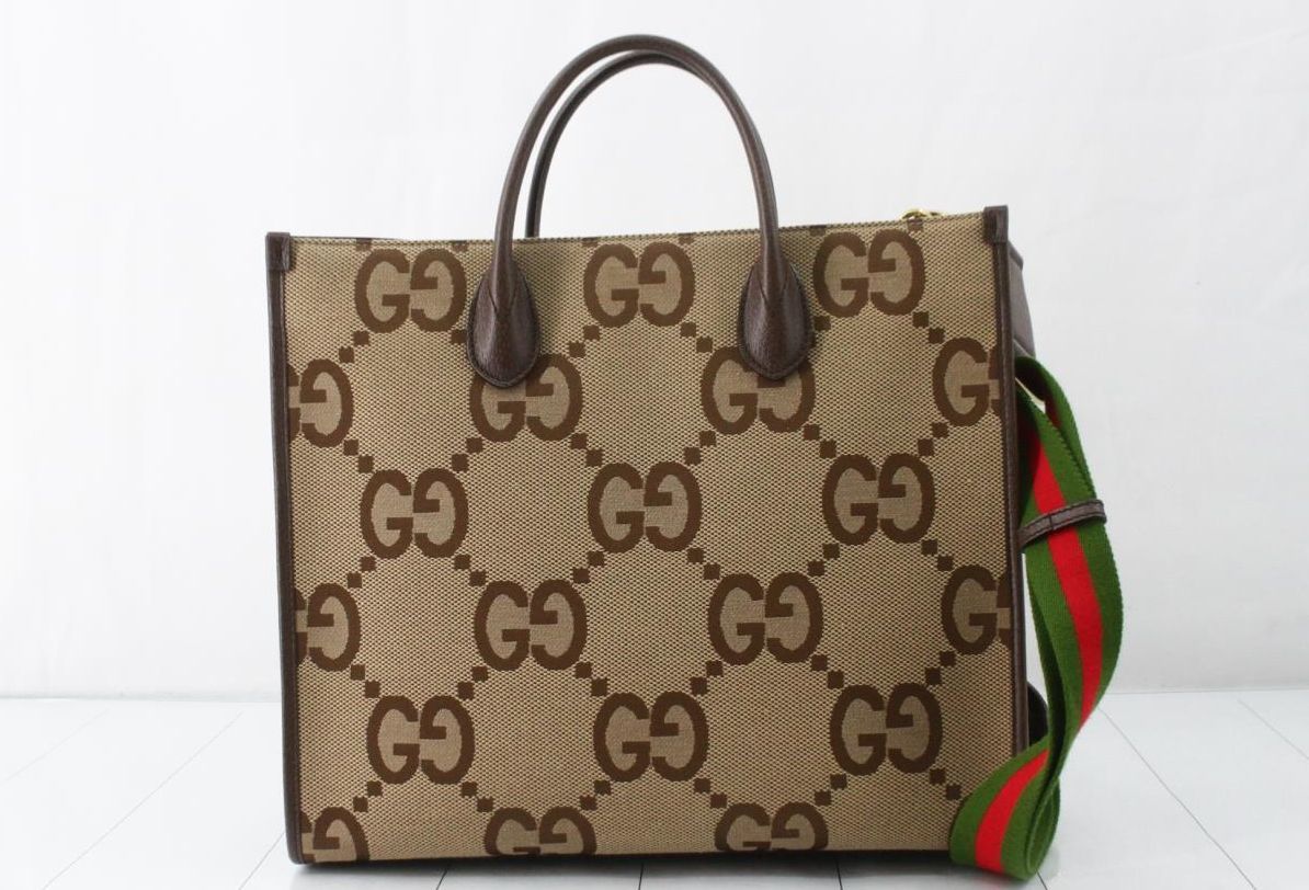 品質は非常に良い ☆GUCCI 291,500円】ジャンボGGトートバッグ