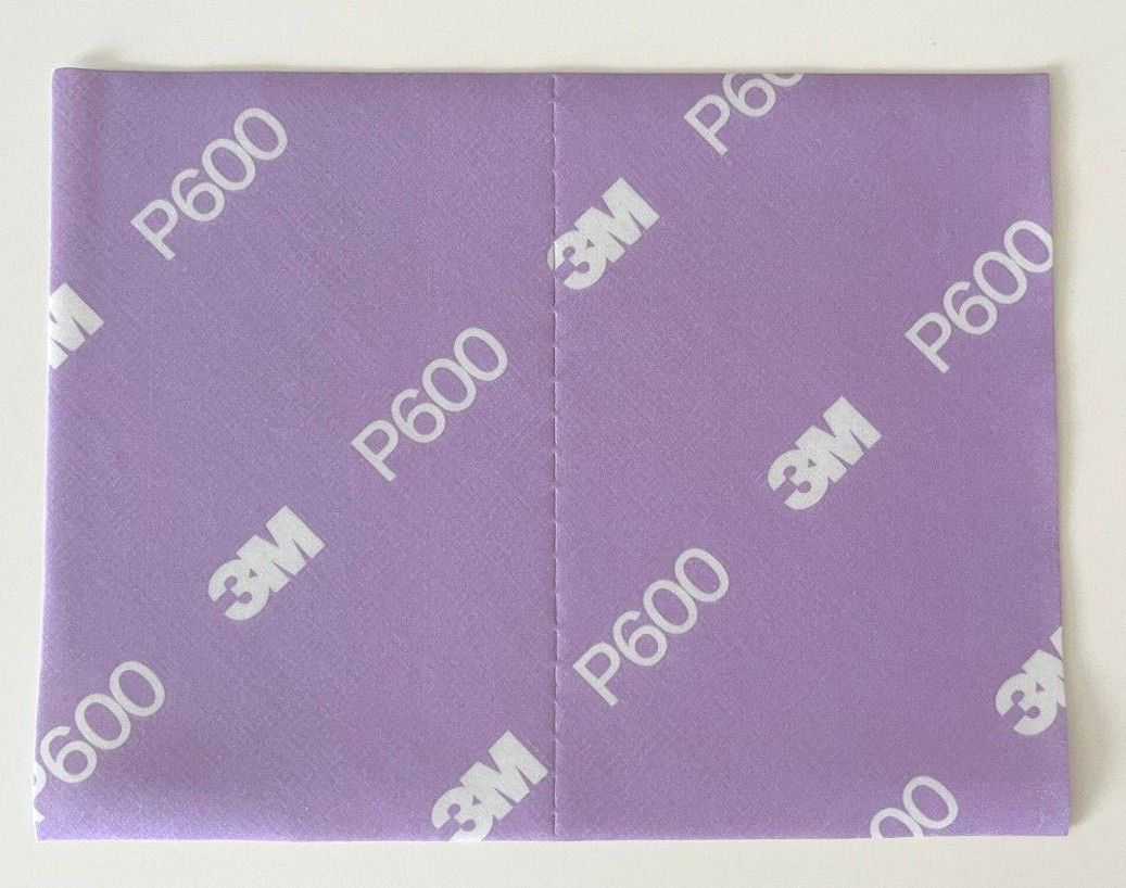 3M 足付けソフトシート(専用パッド入り）P600 シートサイズ130mm×170mm 50枚入り