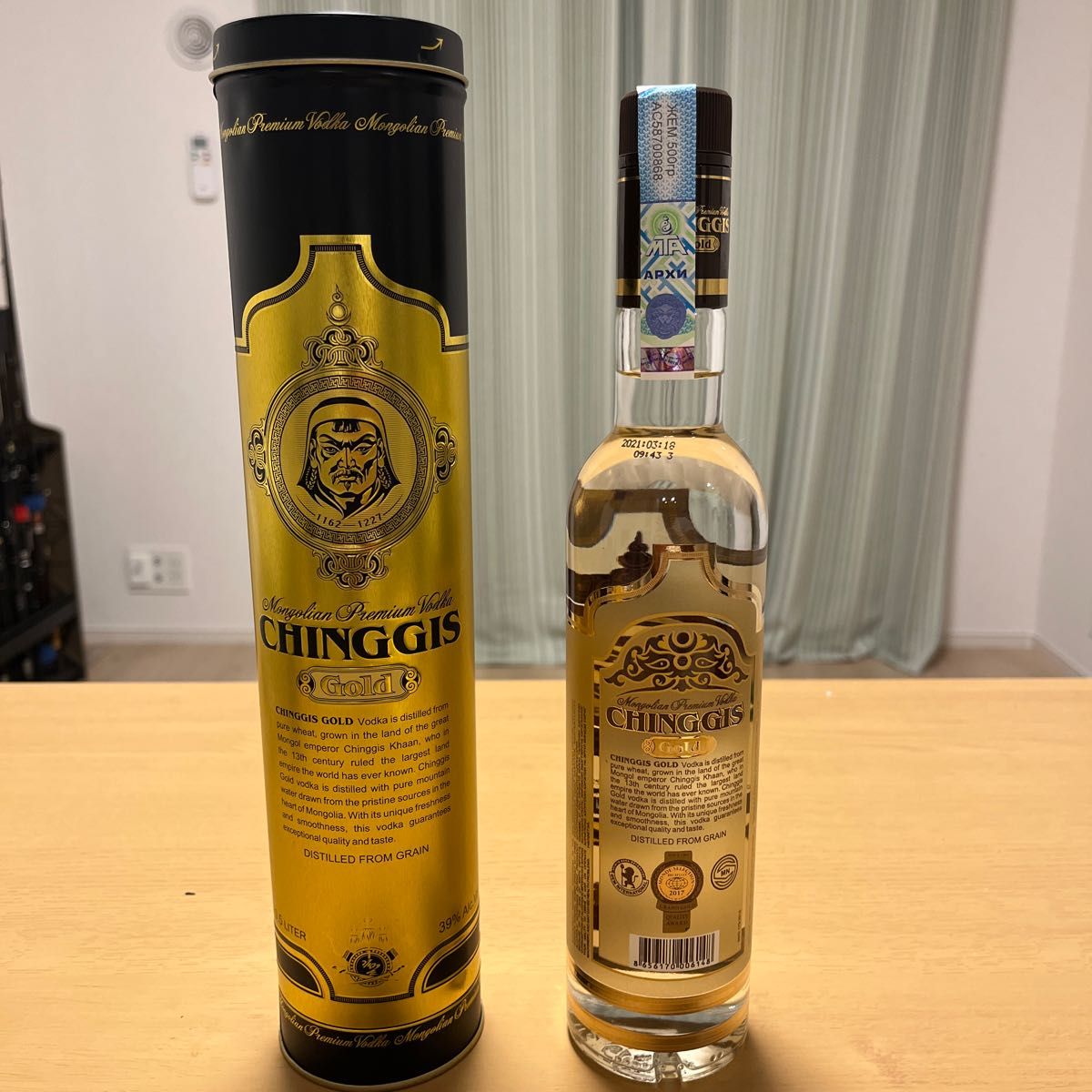 チンギス ゴールド CHINGGIS GOLD アルコール39% ウォッカ 高級 チンギス ゴールド CHINGGIS GOLD アルコール39% ウォッカ 高級
