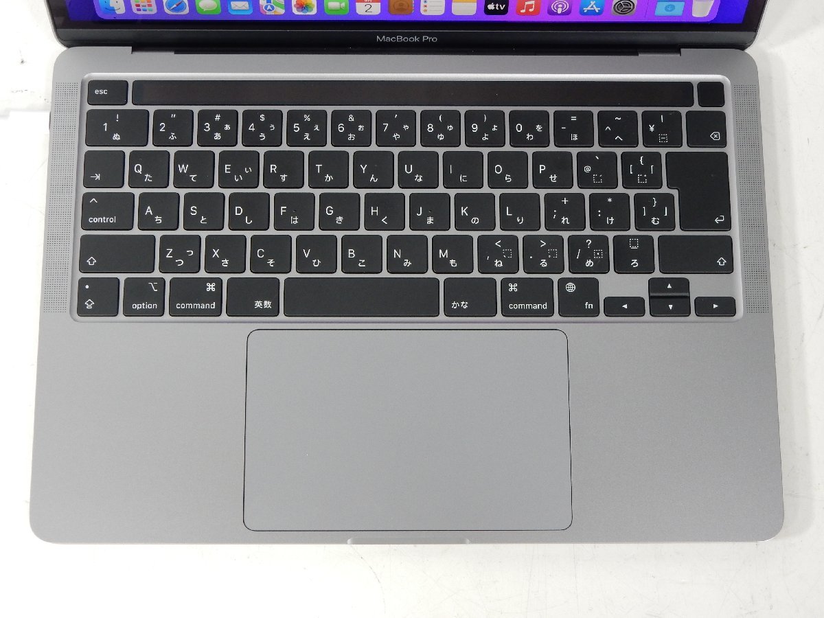 美品 Apple MacBook Pro 13-inch 2020 MYD82J/A A2338 M1 8C CPU 8C