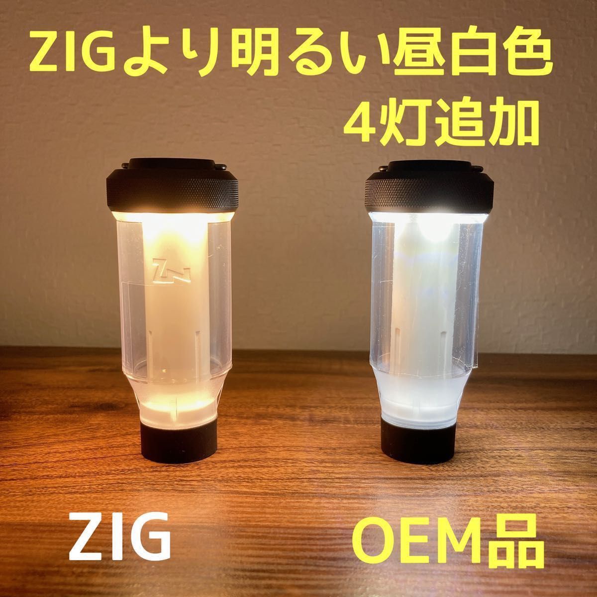2個 日本未発売品 ゼインアーツ ZIG より高機能なOEM品 LED ジグ