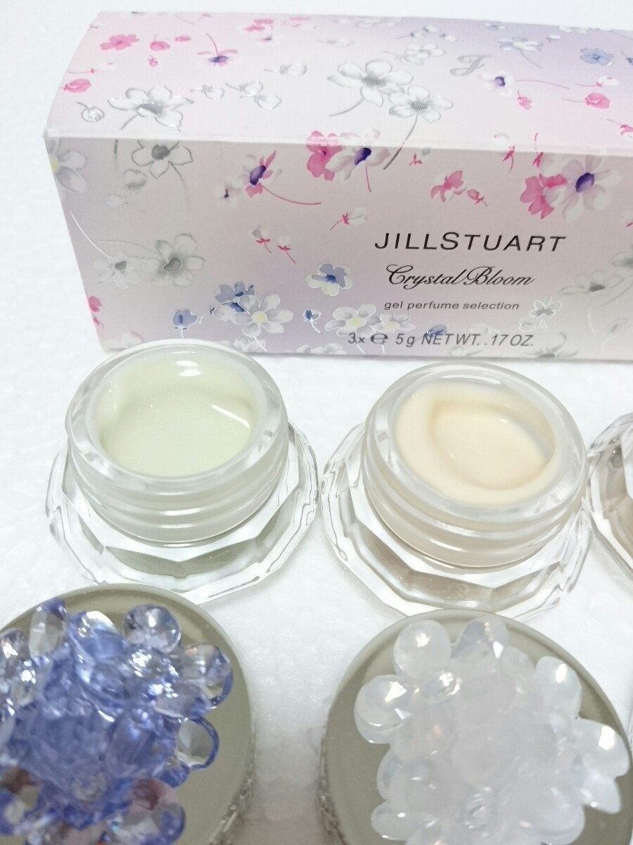  Jill Stuart crystal Bloom гель пуховка .-m selection 3 пункт каждый 5g JILLSTUART Crystal Bloom gel perfume бесплатная доставка 