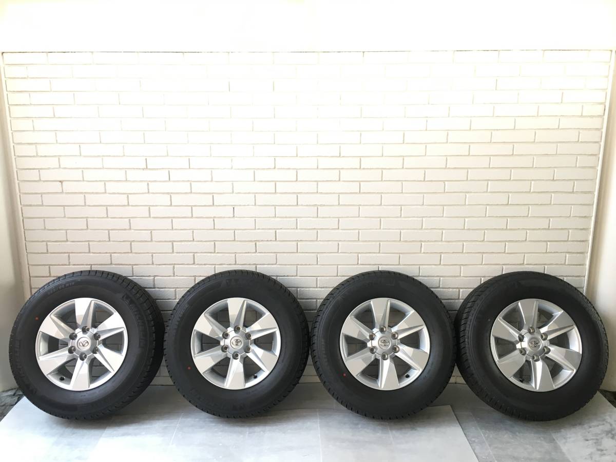 新車外し】 プラド 150 後期 TX 純正17インチホイール・タイヤセット