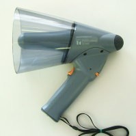  small size light weight . waterproof specification. hand megaphone NZ-645 rain . quietly use is possible rainproof specification 