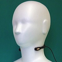 手ぶら拡声器対応新型コードレス咽喉マイク ＮＺ－２１０ＣｊＫ－Ｐ 標準サイズ、喉の音を拾って拡声_画像2
