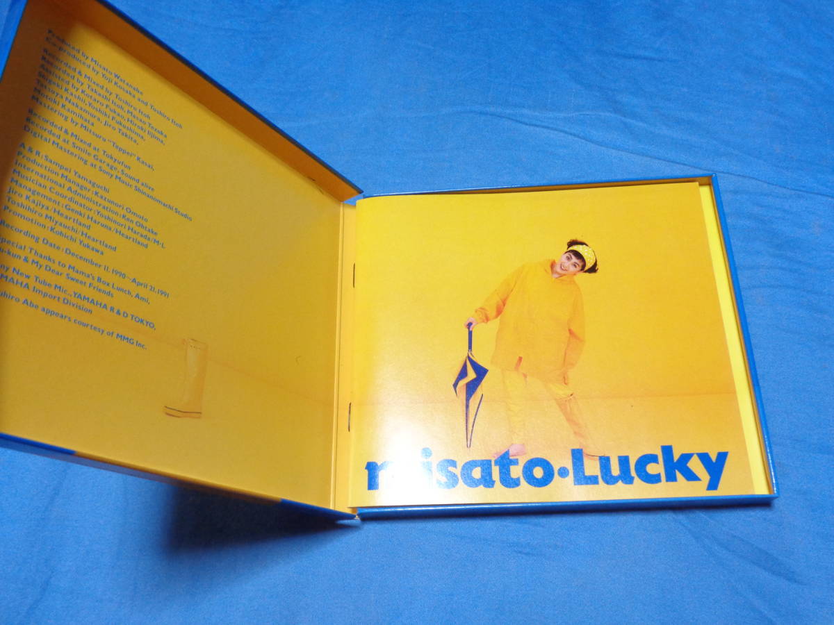 渡辺美里 misato　Lucky 　BOX仕様CD/　夏が来た・ライオンドリーム・クリスマスまで待てない等収録_画像2