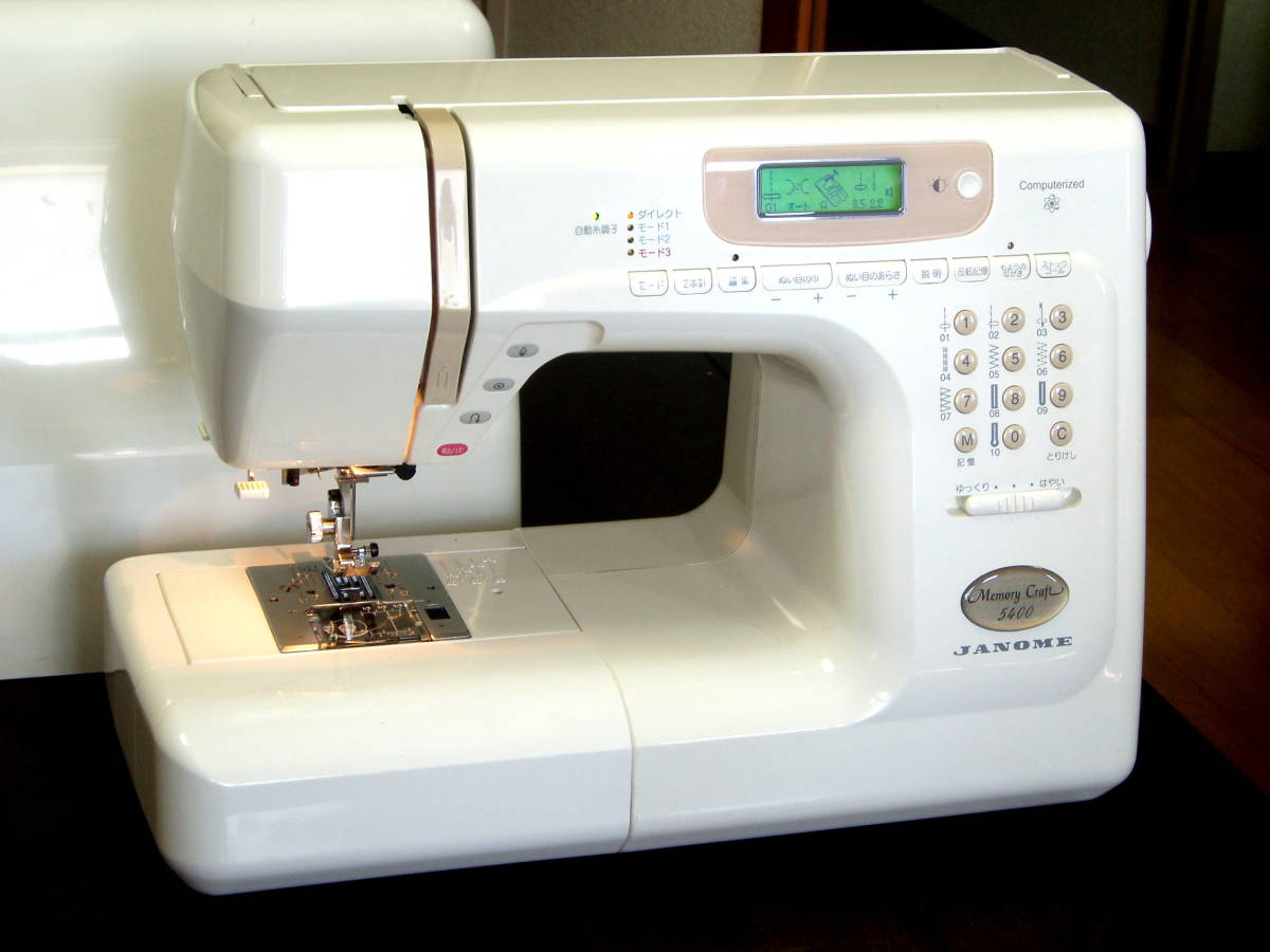 JANOME MemoryCraft5400 型コンピューターミシン | bjland.ws