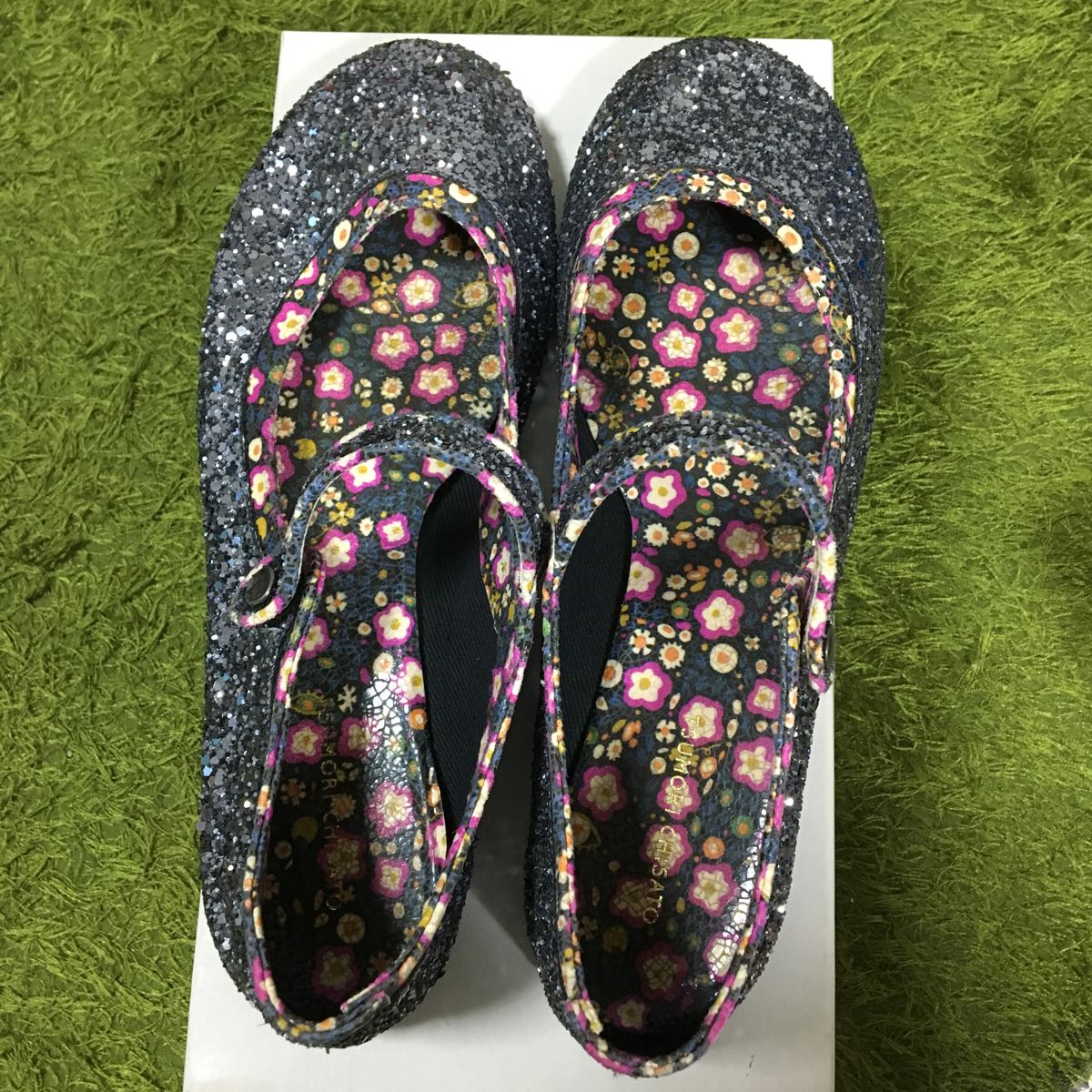  Tsumori Chisato TSUMORICHISATO туфли-лодочки ламе размер 24 обувь женщина женский 