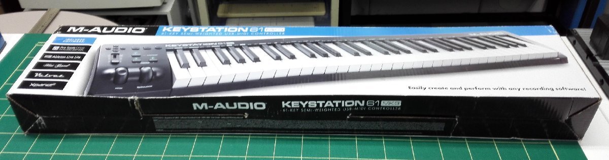 M-AUDIO M аудио Keystation 61 MK3 61 ключ semi вес USB-MIDI [ вскрыть * не использовался товар ][ коробка повреждение ](2501746)* оплата при получении не возможно 