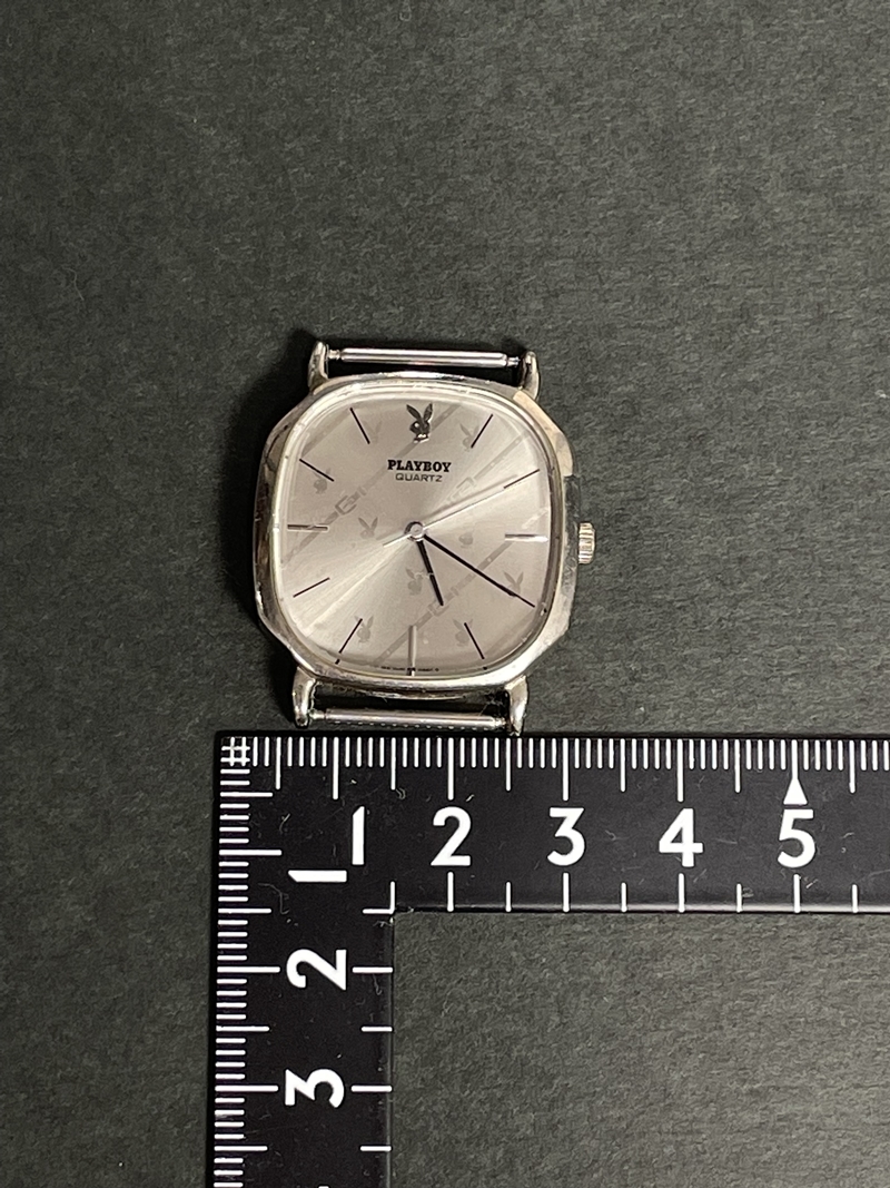 PLAYBOY プレイボーイ 腕時計 メンズ 男性 クオーツ 時計 シルバー色 ファッション 小物 コレクション Ja346_画像6