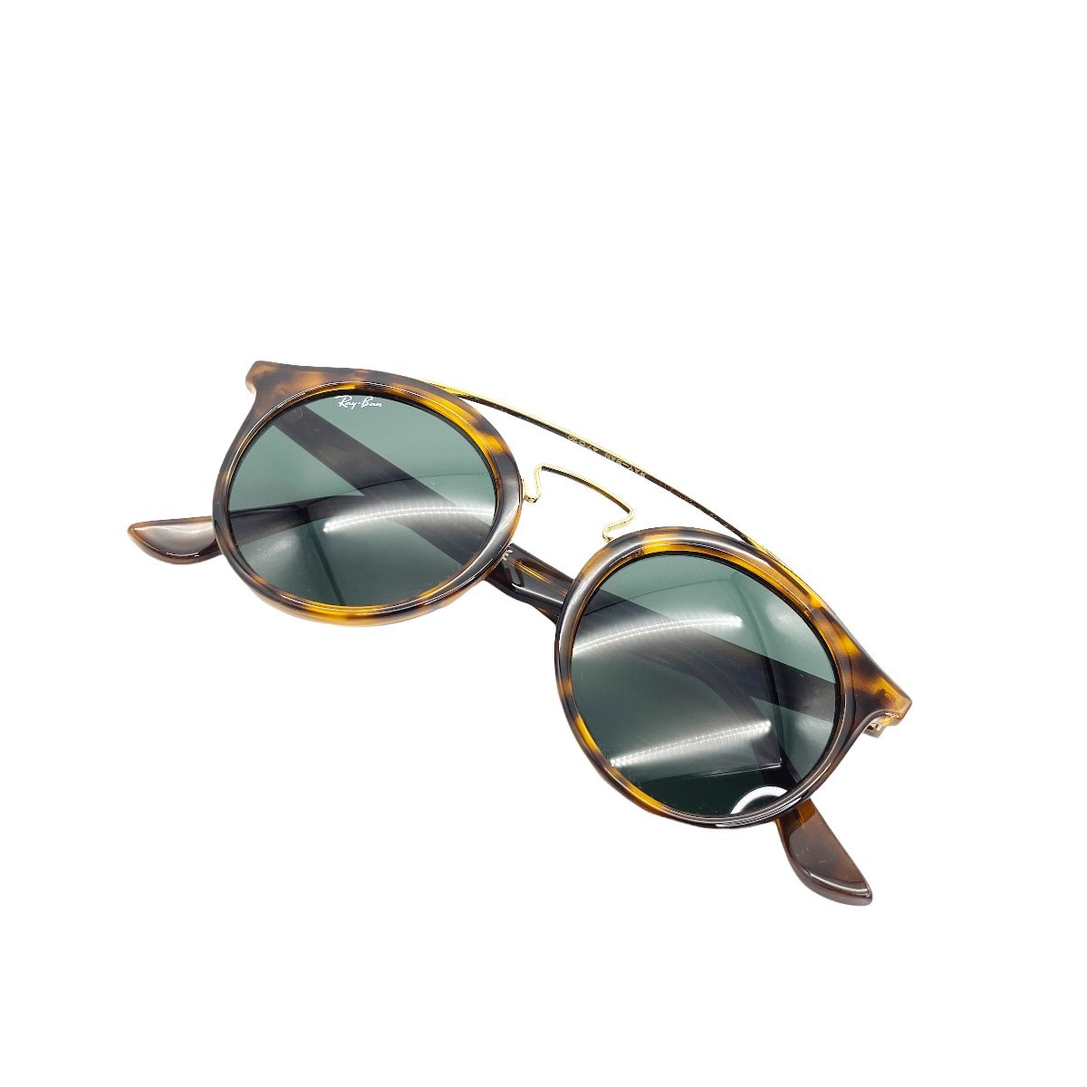  1円 正規 中古 美品  レイバン Ray Ban  ダブルブリッジ サングラス RB4256-F Small 4720  べっ甲柄 丸型  ラウンド 軽量(サングラス)｜売買されたオークション情報、ヤフオク! の商品情報をアーカイブ公開