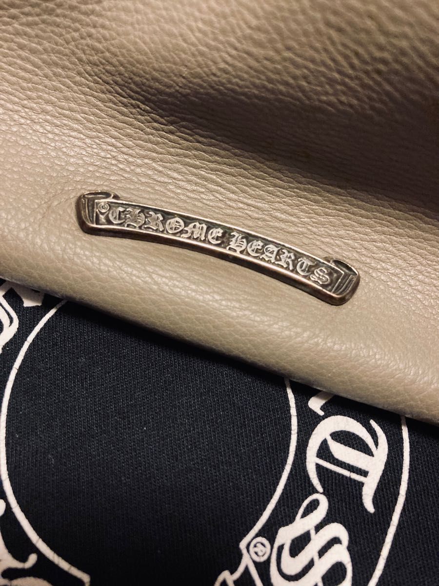 CHROME HEARTS レザーポーチ | alfasaac.com