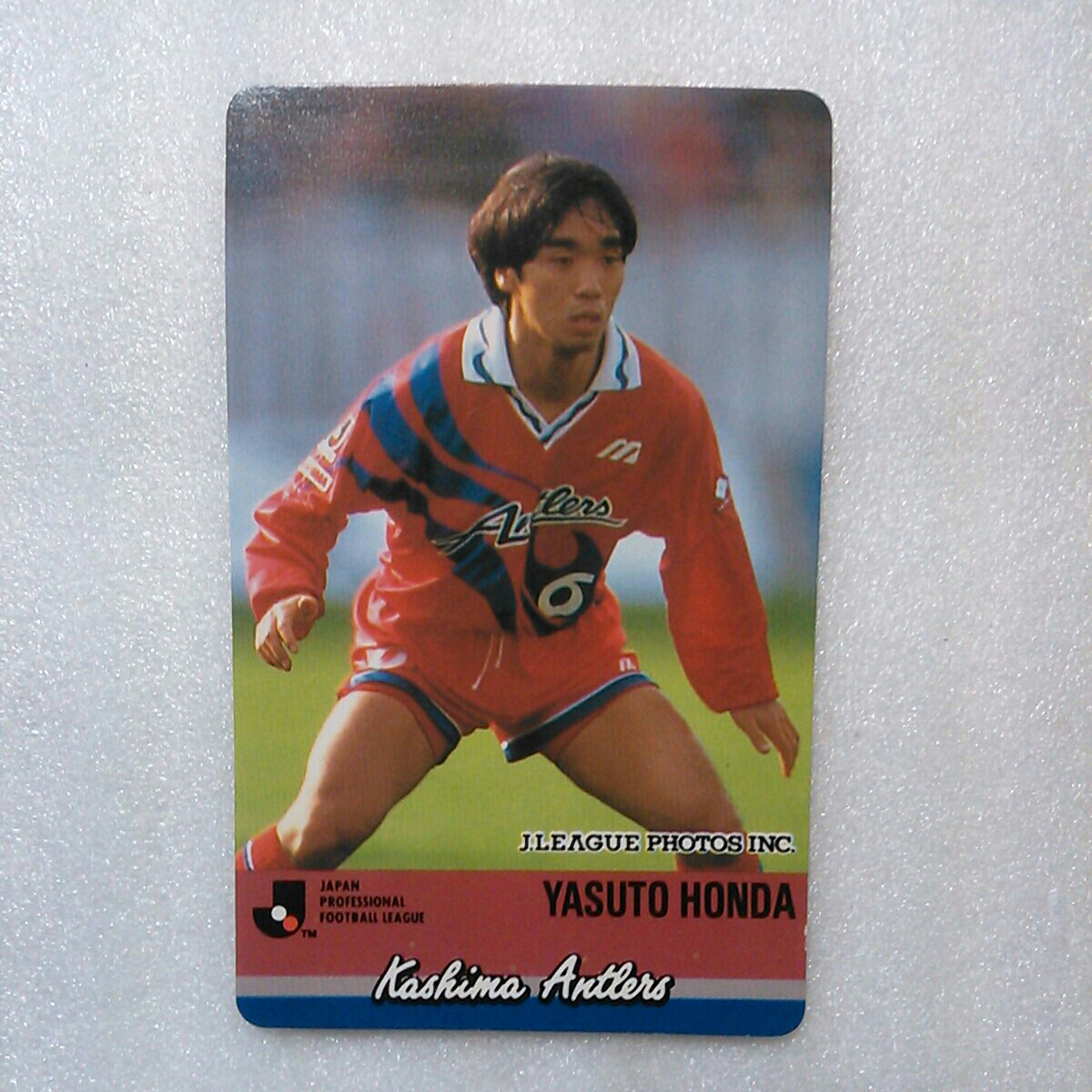 １９９４カルビーＪリーグカード№４９本田泰人（鹿島）_画像1