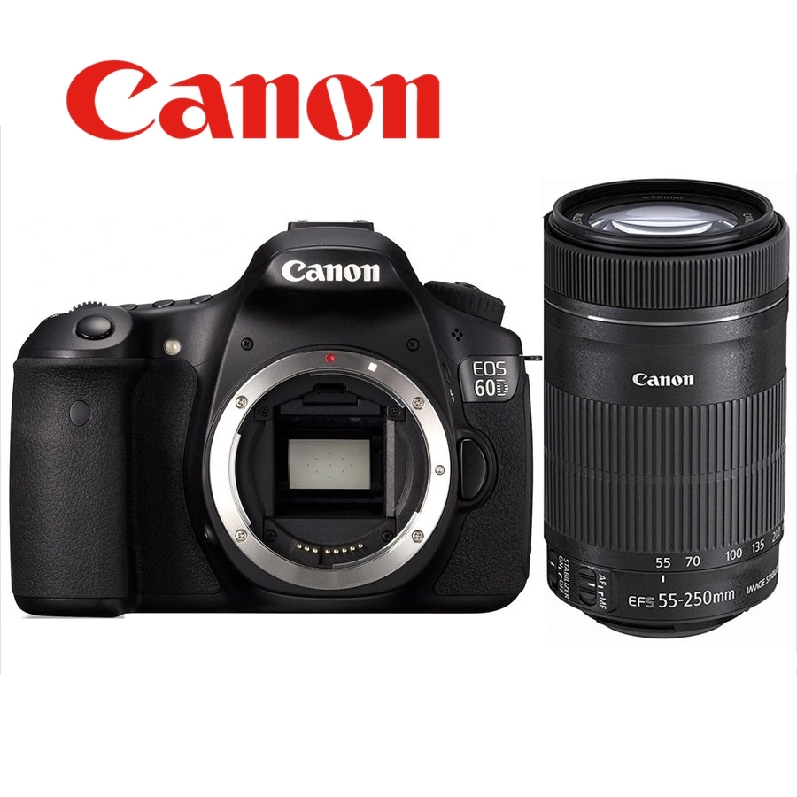 送料無料】 キヤノン Canon EOS 60D EF-S 55-250mm STM 望遠