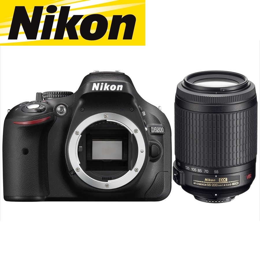 スペシャルオファ AF-S D5200 Nikon ニコン 55-200mm 中古 カメラ