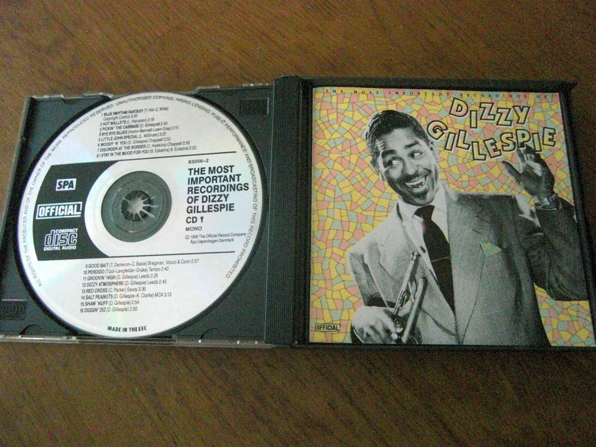 DIZZY GILLESPIE/THE MOST IMPORTANT RECORDINGS OF DIZZY GILLESPIE 2枚組_画像2