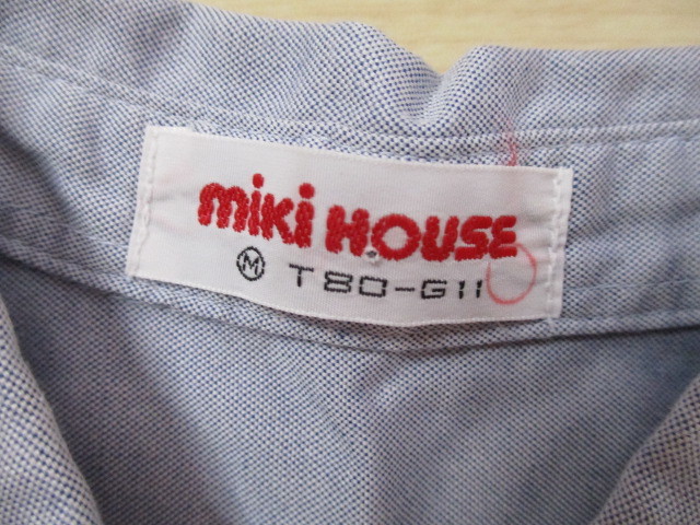 Ω Miki House Ω * pretty short sleeves shirt * 80.30611